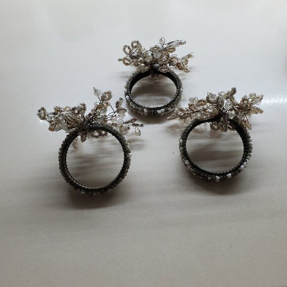 NAPKIN RINGS SET OF 3 - Picture 2 of 2